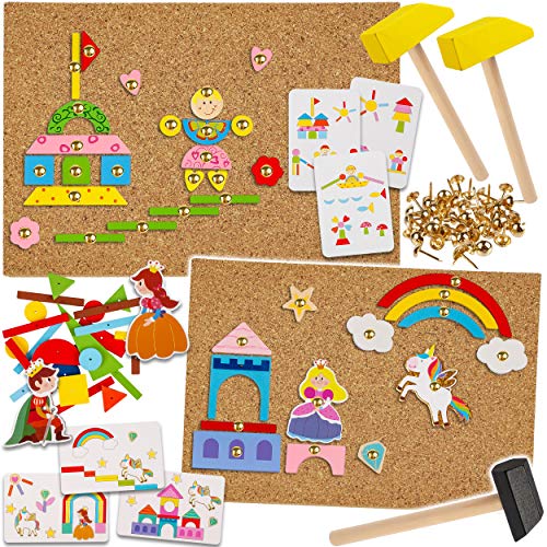 alles-meine.de GmbH Hammerspiel - 391 Teile Märchen & Einhorn/für Kinder - Klopfspiel Nagelspiel - Hämmerchenspiel - Holz bunt Nagel Hammer - Hämmerchen mit Korkplatte & Vorl.. alles-meine.de GmbH Hammerspiel - 391 Teile Märchen & Einhorn/für Kinder - Klopfspiel Nagelspiel - Hämmerchenspiel - Holz bunt Nagel Hammer - Hämmerchen mit Korkplatte & Vorl.. von alles-meine.de GmbH