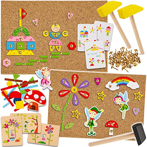 alles-meine.de GmbH Hammerspiel - 415 Teile Feen - Blumen & Elfen/für Kinder - Klopfspiel Nagelspiel - Hämmerchenspiel - Holz bunt Nagel Hammer - Hämmerchen mit Korkplatte & .. alles-meine.de GmbH Hammerspiel - 415 Teile Feen - Blumen & Elfen/für Kinder - Klopfspiel Nagelspiel - Hämmerchenspiel - Holz bunt Nagel Hammer - Hämmerchen mit Korkplatte & .. von alles-meine.de GmbH