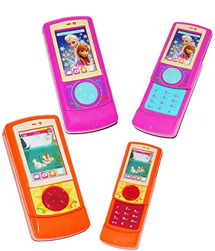 alles-meine.de GmbH Handy mit Sound & Musik - die Eiskönigin - Frozen - Auto Spielzeughandy/Kinderhandy - Spielzeugtelefon - Smartphone - Klapphandy Telefon - Lernhandy/Kinde.. von alles-meine.de GmbH