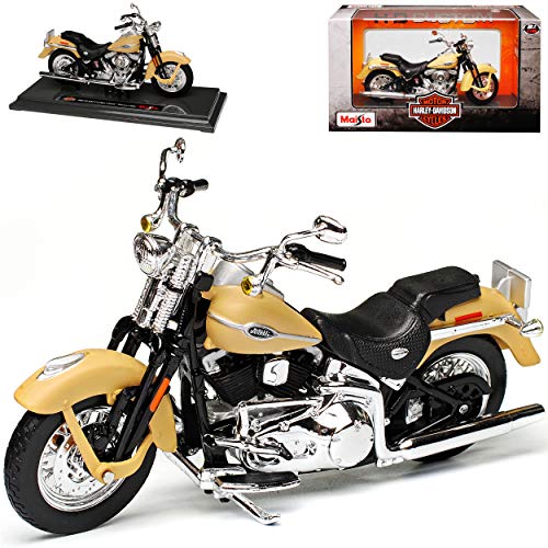 alles-meine.de GmbH HarIey Davdson 2005 FLHTCUI Ultra Classic Electra Glide Beige Mit Sockel 1/18 Modell Motorrad mit individiuellem Wunschkennzeichen von alles-meine.de GmbH