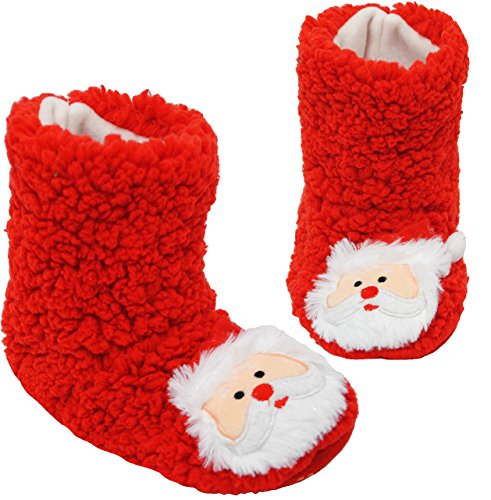 alles-meine.de GmbH Hausschuhe/Hüttenschuhe/Pantoffel - lustiger Weihnachtsmann - Größe 33-34__ schön warm & super weich__ Plüschhausschuh/für Kinder & Erwachsene -.. alles-meine.de GmbH Hausschuhe/Hüttenschuhe/Pantoffel - lustiger Weihnachtsmann - Größe 33-34__ schön warm & super weich__ Plüschhausschuh/für Kinder & Erwachsene -.. von alles-meine.de GmbH