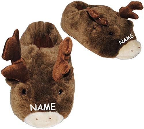 alles-meine.de GmbH Hausschuhe/Pantoffel - Elch - Rentier - Hirsch - incl. Name - Größe Gr. 43-44 - 45-46 - 47-48__ schön warm__ Plüschhausschuh/Tier - Tiere - fü.. alles-meine.de GmbH Hausschuhe/Pantoffel - Elch - Rentier - Hirsch - incl. Name - Größe Gr. 43-44 - 45-46 - 47-48__ schön warm__ Plüschhausschuh/Tier - Tiere - fü.. von alles-meine.de GmbH