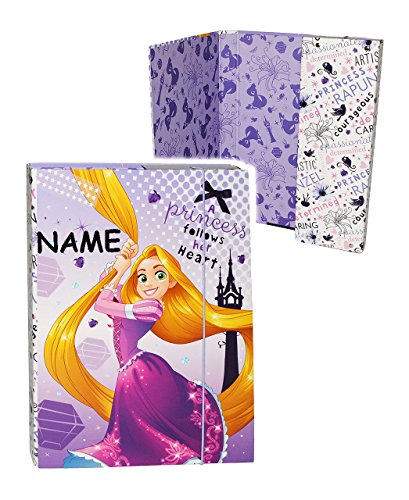 alles-meine.de GmbH Heftbox/Ordner A5 - Rapunzel - neu verföhnt - incl. Name - Gummizugmappe & Heftmappe - für Hefte, Zettel und Mappen - Mappe Ordnermappe/Ordnungsmappe .. von alles-meine.de GmbH