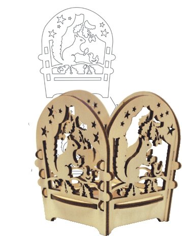 alles-meine.de GmbH Holz Bastelset 3-D - Laubsäge Teelichthalter Eichhörnchen - zum Aussägen und Laubsägen/zum selber basteln - Echt Erzgebirge D.. alles-meine.de GmbH Holz Bastelset 3-D - Laubsäge Teelichthalter Eichhörnchen - zum Aussägen und Laubsägen/zum selber basteln - Echt Erzgebirge D.. von alles-meine.de GmbH