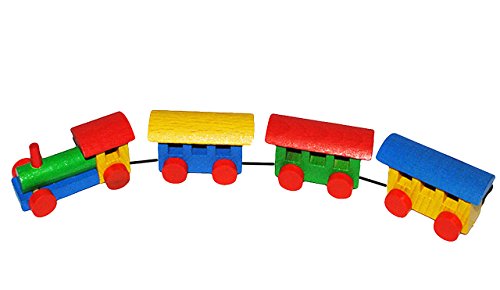 alles-meine.de GmbH Holzeisenbahn/Zug mit 3 Anhänger - Original Erzgebirge - Eisenbahn - Lok Zug Dampflok - ideal für Holzeisenbahn Gebäude Zubehör Stadt alles-meine.de GmbH Holzeisenbahn/Zug mit 3 Anhänger - Original Erzgebirge - Eisenbahn - Lok Zug Dampflok - ideal für Holzeisenbahn Gebäude Zubehör Stadt von alles-meine.de GmbH