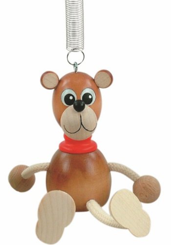 alles-meine.de GmbH Hüpfer Jumper Springfigur Schaukelfigur Figur mit Feder Swing Holz Kinder Bär von alles-meine.de GmbH