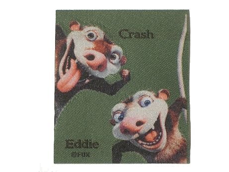 alles-meine.de GmbH Ice Age Crash Eddie 7 cm * 8 cm Bügelbild Possum Opossum Aufnäher Applikation iceage von alles-meine.de GmbH