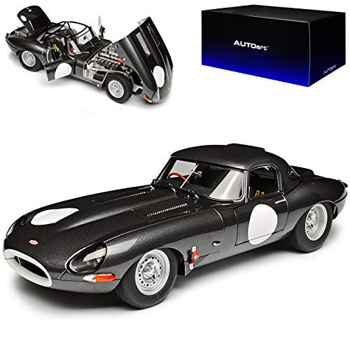 alles-meine.de GmbH Jaguar E-Type Lightweight 2015 Dunkel Grau 73647 1/18 Auto*Art Modell Auto mit individiuellem Wunschkennzeichen von alles-meine.de GmbH