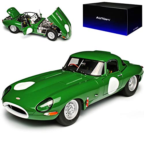 alles-meine.de GmbH Jaguar E-Type Lightweight 2015 Grün 73648 1/18 Auto*Art Modell Auto mit individiuellem Wunschkennzeichen von alles-meine.de GmbH