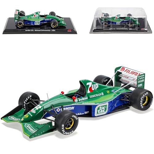 alles-meine.de GmbH Jordan 191 Michael Schumacher 1991 Formel 1 mit Sockel 1/24 Modell Auto mit individiuellem Wunschkennzeichen alles-meine.de GmbH Jordan 191 Michael Schumacher 1991 Formel 1 mit Sockel 1/24 Modell Auto mit individiuellem Wunschkennzeichen von alles-meine.de GmbH