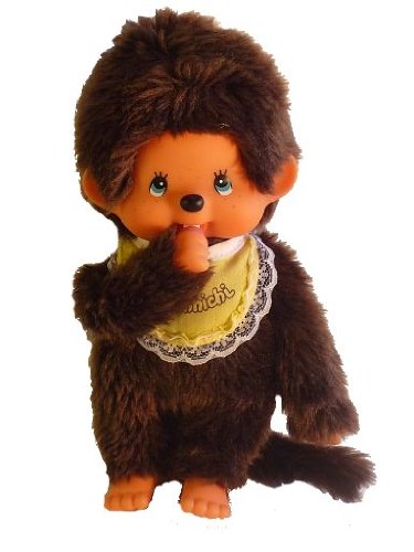 alles-meine.de GmbH Junge MONCHICHI MONCHHICHI Boy 20 cm gelbes Lätzchen gelber Latz Kinderland von alles-meine.de GmbH