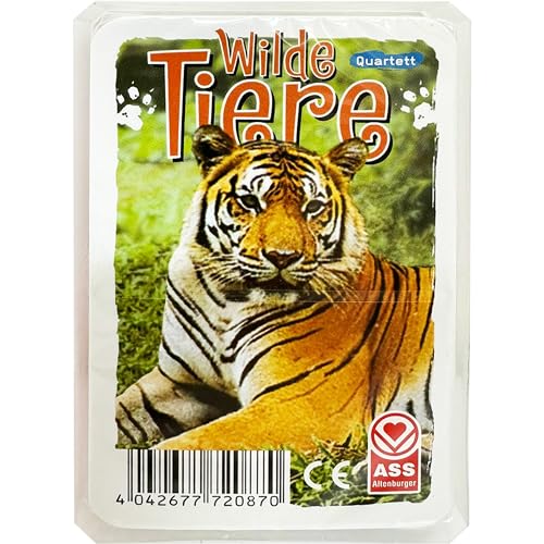 alles-meine.de GmbH Kartenspiel - Quartett - Sammelkarten - Wilde Tiere - Kartenspiele Kinder Trumpfspiel Spielen Kinderkartenspiel Top Ass - Zoo Tiger Zootiere Afrika Savanne Wi.. alles-meine.de GmbH Kartenspiel - Quartett - Sammelkarten - Wilde Tiere - Kartenspiele Kinder Trumpfspiel Spielen Kinderkartenspiel Top Ass - Zoo Tiger Zootiere Afrika Savanne Wi.. von alles-meine.de GmbH