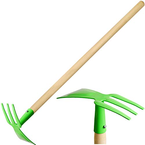 alles-meine.de GmbH Kinder - Doppelhacke/Harke/Hacke - aus Holz & Metall - grün/apfelgrün - 75 cm lang - stabile Gartengeräte/Gartenset - Kinderharke - Gartenharke Garten.. alles-meine.de GmbH Kinder - Doppelhacke/Harke/Hacke - aus Holz & Metall - grün/apfelgrün - 75 cm lang - stabile Gartengeräte/Gartenset - Kinderharke - Gartenharke Garten.. von alles-meine.de GmbH