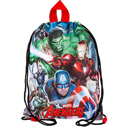 alles-meine.de GmbH Kinder Geschirr & Zubehör Verschiedene Artikel frei wählbar Avengers - Kleiner - Beutel/Tasche 31 cm - Lunchtasche/Sportbeutel - Turnbeutel - Schuhb.. von alles-meine.de GmbH