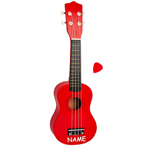 alles-meine.de GmbH Kinder - Gitarre/Ukulele - aus Holz - Motiv & Farbwahl - rot - inkl. Name - hochwertige Konzertgitarre - 55 cm - Klassik - akustische - Kindergitarre - mit .. alles-meine.de GmbH Kinder - Gitarre/Ukulele - aus Holz - Motiv & Farbwahl - rot - inkl. Name - hochwertige Konzertgitarre - 55 cm - Klassik - akustische - Kindergitarre - mit .. von alles-meine.de GmbH