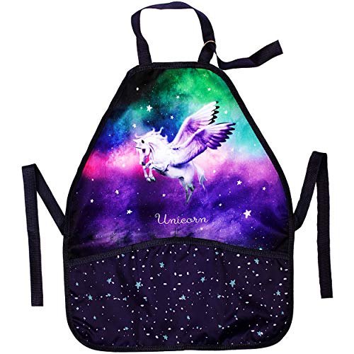 alles-meine.de GmbH Kinderschürze/Schürze - Einhorn - Pegasus/Unicorn - größenverstellbar - mit 2 Taschen - mitwachsend - universal/beschichtet & wasserdicht - für Mädchen .. von alles-meine.de GmbH