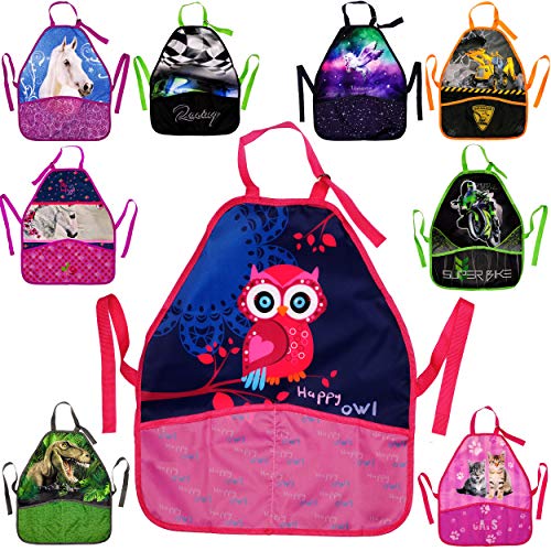 alles-meine.de GmbH Kinderschürze/Schürze - Jungen - Motiv - größenverstellbar - mit 2 Taschen - mitwachsend - universal/beschichtet & wasserdicht - malen werken Kunst - Kind.. von alles-meine.de GmbH