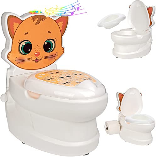 alles-meine.de GmbH Kindertoilette Spülgeräusch + Licht Effekt - Wasserspülung Modell wählbar Töpfchen/Nachttopf/Babytopf - mit Deckel - weiß - Musik - Toilettentrainer.. alles-meine.de GmbH Kindertoilette Spülgeräusch + Licht Effekt - Wasserspülung Modell wählbar Töpfchen/Nachttopf/Babytopf - mit Deckel - weiß - Musik - Toilettentrainer.. von alles-meine.de GmbH