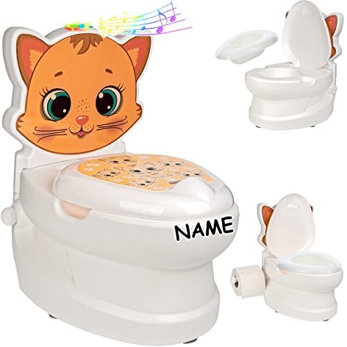 alles-meine.de GmbH Kindertoilette Spülgeräusch + Licht Effekt - Wasserspülung Modell wählbar inkl. Name -Töpfchen/Nachttopf/Babytopf - mit Deckel - weiß - Musik - Toil.. alles-meine.de GmbH Kindertoilette Spülgeräusch + Licht Effekt - Wasserspülung Modell wählbar inkl. Name -Töpfchen/Nachttopf/Babytopf - mit Deckel - weiß - Musik - Toil.. von alles-meine.de GmbH
