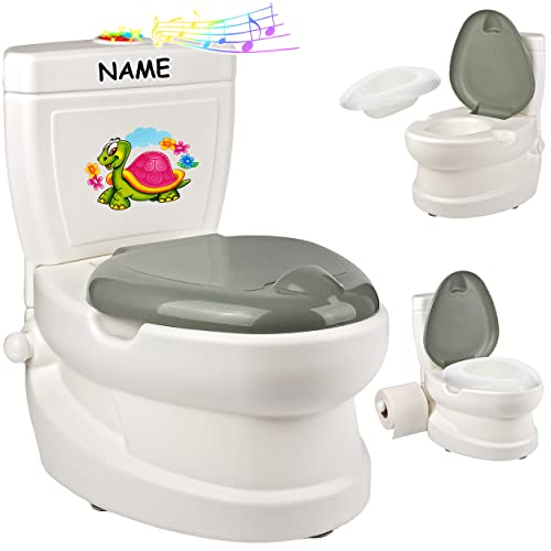 alles-meine.de GmbH Kindertoilette Spülgeräusch + Licht Effekt - Wasserspülung Modell wählbar inkl. Name -Töpfchen/Nachttopf/Babytopf - mit Deckel - weiß - Musik - Toil.. alles-meine.de GmbH Kindertoilette Spülgeräusch + Licht Effekt - Wasserspülung Modell wählbar inkl. Name -Töpfchen/Nachttopf/Babytopf - mit Deckel - weiß - Musik - Toil.. von alles-meine.de GmbH