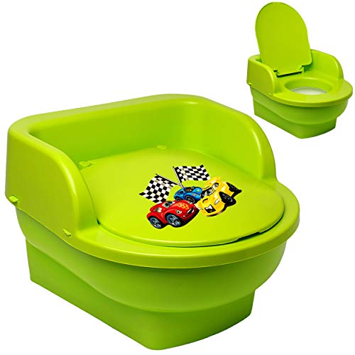 alles-meine.de GmbH Kindertoilette - Töpfchen/Nachttopf/Babytopf - mit Deckel - grün - apfelgrün Auto - Rennwagen Bieco - groß - Reisetoilette - Babytöpfchen/Kindertop.. alles-meine.de GmbH Kindertoilette - Töpfchen/Nachttopf/Babytopf - mit Deckel - grün - apfelgrün Auto - Rennwagen Bieco - groß - Reisetoilette - Babytöpfchen/Kindertop.. von alles-meine.de GmbH
