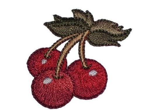 alles-meine.de GmbH Kirsche 4,5 cm * 4,6 cm Bügelbild Aufnäher Applikation Kirschen Frucht Obst alles-meine.de GmbH Kirsche 4,5 cm * 4,6 cm Bügelbild Aufnäher Applikation Kirschen Frucht Obst von alles-meine.de GmbH
