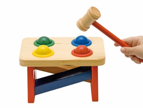 alles-meine.de GmbH Klopfbank aus Holz - Holzklopfbank - Spielzeug Hammer mit Kugeln/Kinderklopfbank alles-meine.de GmbH Klopfbank aus Holz - Holzklopfbank - Spielzeug Hammer mit Kugeln/Kinderklopfbank von alles-meine.de GmbH