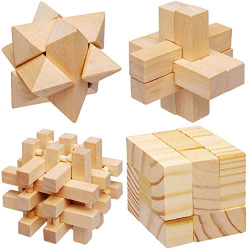 alles-meine.de GmbH Knobelspiel & Logikspiel - Geduldspiel - aus Holz - 3D Holzpuzzle - Knobelwürfel - Gedächtnisspiel/Geschicklichkeitsspiel - Denkspiel - Würfel - Geduldsspie.. von alles-meine.de GmbH