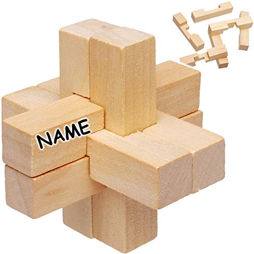 alles-meine.de GmbH Knobelspiel & Logikspiel - Geduldspiel - aus Holz - inkl. Name - 3D Holzpuzzle - Knobelwürfel - Gedächtnisspiel/Geschicklichkeitsspiel - Denkspiel - Würfel .. alles-meine.de GmbH Knobelspiel & Logikspiel - Geduldspiel - aus Holz - inkl. Name - 3D Holzpuzzle - Knobelwürfel - Gedächtnisspiel/Geschicklichkeitsspiel - Denkspiel - Würfel .. von alles-meine.de GmbH