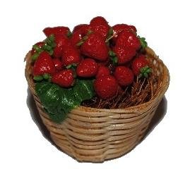 alles-meine.de GmbH Korb mit Erdbeeren Früchte Küche Miniatur für Puppenstube Puppenhaus Maßstab - Puppenstube Küche - Maßstab 1:12 alles-meine.de GmbH Korb mit Erdbeeren Früchte Küche Miniatur für Puppenstube Puppenhaus Maßstab - Puppenstube Küche - Maßstab 1:12 von alles-meine.de GmbH
