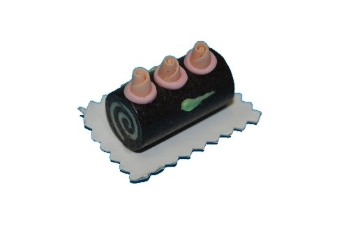 alles-meine.de GmbH Kuchen Miniatur für Puppenstube Puppenhaus Maßstab 1:12 2,9 cm Schweizer Rolle von alles-meine.de GmbH