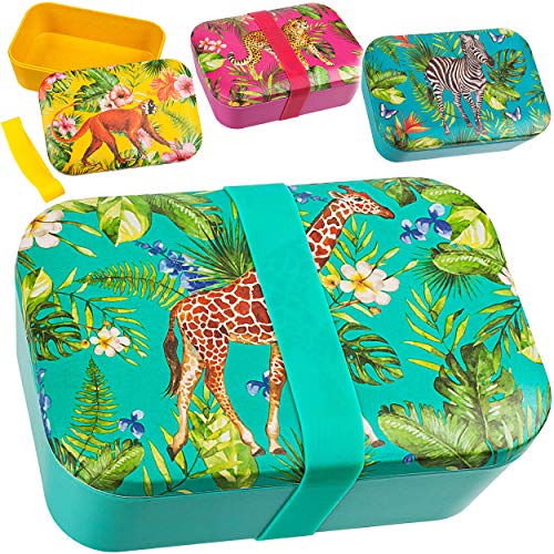 alles-meine.de GmbH Kunststoff - Lunchbox/Brotdose - Dschungel - Zoo Tiere & Blumen - BPA frei - mit Gummiband - Brotbüchse Küche Essen - für Erwachsene & Kinder - Mädchen Jung.. alles-meine.de GmbH Kunststoff - Lunchbox/Brotdose - Dschungel - Zoo Tiere & Blumen - BPA frei - mit Gummiband - Brotbüchse Küche Essen - für Erwachsene & Kinder - Mädchen Jung.. von alles-meine.de GmbH