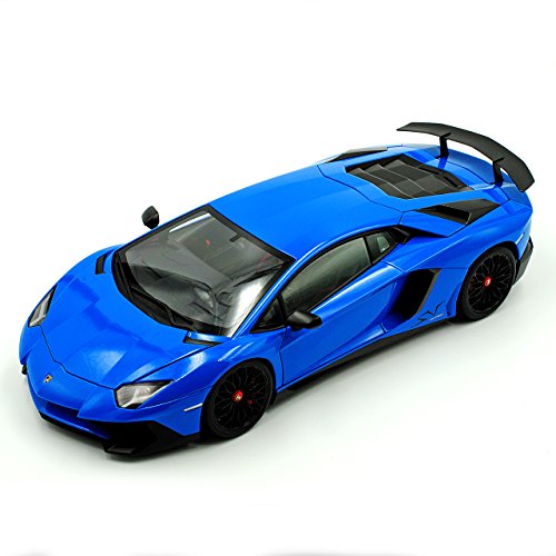 alles-meine.de GmbH Lamborgihini Aventador LP750-4 SV Superveloce Coupe Blau 74559 1/18 AutoArt Modell Auto mit individiuellem Wunschkennzeichen von alles-meine.de GmbH