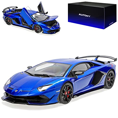 alles-meine.de GmbH Lamborgihini Aventador SVJ Coupe Metallic Blau Modell Ab 2011 Version Ab 2019 79174 1/18 AutoArt Modell Auto mit individiuellem Wunschkennzeichen alles-meine.de GmbH Lamborgihini Aventador SVJ Coupe Metallic Blau Modell Ab 2011 Version Ab 2019 79174 1/18 AutoArt Modell Auto mit individiuellem Wunschkennzeichen von alles-meine.de GmbH