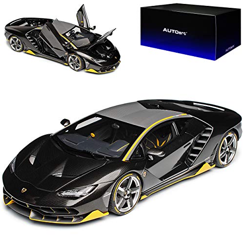 alles-meine.de GmbH Lamborgihini Centenario LP770-4 Coupe Grau Karbon 79114 1/18 AutoArt Modell Auto mit individiuellem Wunschkennzeichen von alles-meine.de GmbH