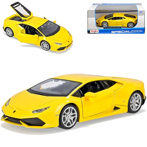 alles-meine.de GmbH Lamborgihini Huracan LP610-4 Coupe Gelb Ab 2014 1/24 Modell Auto mit individiuellem Wunschkennzeichen alles-meine.de GmbH Lamborgihini Huracan LP610-4 Coupe Gelb Ab 2014 1/24 Modell Auto mit individiuellem Wunschkennzeichen von alles-meine.de GmbH