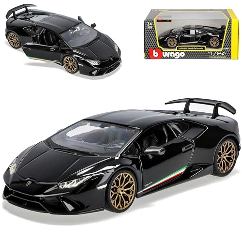 alles-meine.de GmbH Lamborgihini Huracan Performante Coupe Schwarz Modell Ab 2014 Version Ab 2017 1/24 Burago Modell Auto mit individiuellem Wunschkennzeichen alles-meine.de GmbH Lamborgihini Huracan Performante Coupe Schwarz Modell Ab 2014 Version Ab 2017 1/24 Burago Modell Auto mit individiuellem Wunschkennzeichen von alles-meine.de GmbH