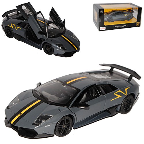 alles-meine.de GmbH Lamborgihini Murcielago LP670-4 SV Superveloce Limited China Edition Coupe Grau 2001-2010 1/24 Rastar Modell Auto mit individiuellem Wunschkennzeichen alles-meine.de GmbH Lamborgihini Murcielago LP670-4 SV Superveloce Limited China Edition Coupe Grau 2001-2010 1/24 Rastar Modell Auto mit individiuellem Wunschkennzeichen von alles-meine.de GmbH