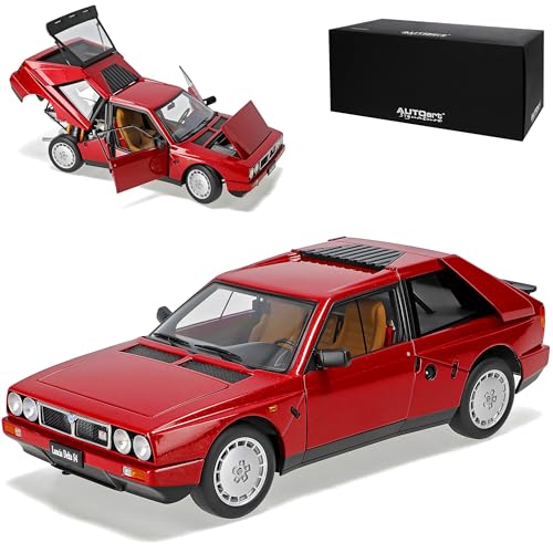 alles-meine.de GmbH Lancia Delta S4 Metallic Rot 1985 74771 1/18 AutoArt Modell Auto mit individiuellem Wunschkennzeichen von alles-meine.de GmbH