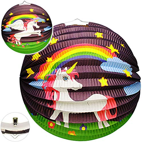 alles-meine.de GmbH Laterne/Lampion - Einhorn & Regenbogen - Rund - aus Papier - für Kinder - Papierlaterne - Lampe - Laternen Lampions - Figur - für Laternenumzug/Martinsumz.. alles-meine.de GmbH Laterne/Lampion - Einhorn & Regenbogen - Rund - aus Papier - für Kinder - Papierlaterne - Lampe - Laternen Lampions - Figur - für Laternenumzug/Martinsumz.. von alles-meine.de GmbH