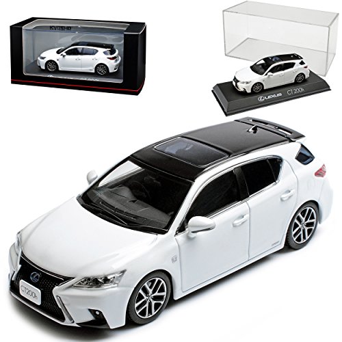 alles-meine.de GmbH Lex. CT200H F-Sport Weiss Ab 2010 1/43 Kyosho Modell Auto mit individiuellem Wunschkennzeichen von alles-meine.de GmbH