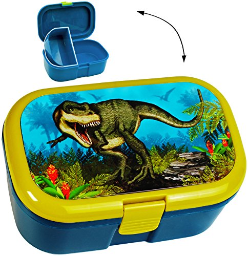 alles-meine.de GmbH Lunchbox/Brotdose - Dinosaurier - Dino T-Rex - mit extra Einsatz/herausnehmbaren Fach - Brotbüchse Küche Essen - für Mädchen & Jungen - Tyrannosaurus .. alles-meine.de GmbH Lunchbox/Brotdose - Dinosaurier - Dino T-Rex - mit extra Einsatz/herausnehmbaren Fach - Brotbüchse Küche Essen - für Mädchen & Jungen - Tyrannosaurus .. von alles-meine.de GmbH
