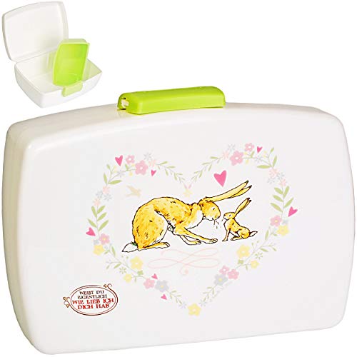 alles-meine.de GmbH Lunchbox/Brotdose - Hase - Weißt du eigentlich, wie lieb ich Dich hab ? - BPA frei - mit extra Einsatz/herausnehmbaren Fach - Brotbüchse Küche Essen - für.. alles-meine.de GmbH Lunchbox/Brotdose - Hase - Weißt du eigentlich, wie lieb ich Dich hab ? - BPA frei - mit extra Einsatz/herausnehmbaren Fach - Brotbüchse Küche Essen - für.. von alles-meine.de GmbH