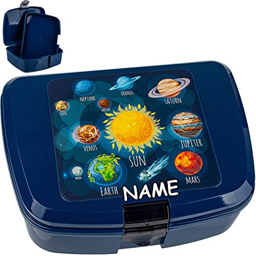 alles-meine.de GmbH Lunchbox/Brotdose - Weltraum - Planeten/Erde - BPA frei - inkl. Name - mit extra Einsatz/Fächern - herausnehmbaren Fach - Brotbüchse Küche Essen - für M.. alles-meine.de GmbH Lunchbox/Brotdose - Weltraum - Planeten/Erde - BPA frei - inkl. Name - mit extra Einsatz/Fächern - herausnehmbaren Fach - Brotbüchse Küche Essen - für M.. von alles-meine.de GmbH