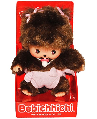 alles-meine.de GmbH Mädchen - Bebichhichi - Monchhichi - Baby mit Windel/Windelhose mit Schnuller - 2 Zöpfe im Haar - 15 cm - Bekleidung ausziehbar - Plüschtier/Kuschelti.. alles-meine.de GmbH Mädchen - Bebichhichi - Monchhichi - Baby mit Windel/Windelhose mit Schnuller - 2 Zöpfe im Haar - 15 cm - Bekleidung ausziehbar - Plüschtier/Kuschelti.. von alles-meine.de GmbH