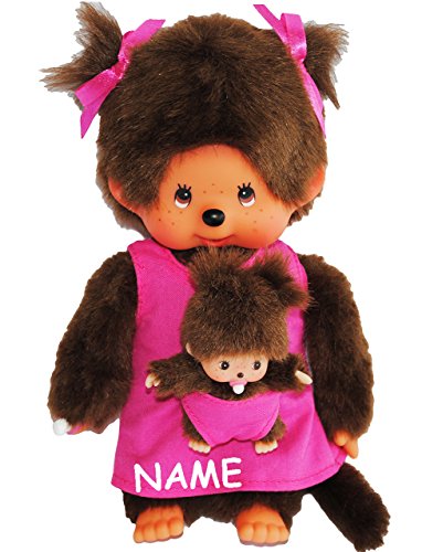 alles-meine.de GmbH Mädchen - Monchhichi - Mutter mit Kind/Baby - Bebichhichi - 2 Zöpfe im Haar - incl. Name - 20 cm - Bekleidung ausziehbar - Plüschtier/Kuscheltier - Mo.. alles-meine.de GmbH Mädchen - Monchhichi - Mutter mit Kind/Baby - Bebichhichi - 2 Zöpfe im Haar - incl. Name - 20 cm - Bekleidung ausziehbar - Plüschtier/Kuscheltier - Mo.. von alles-meine.de GmbH