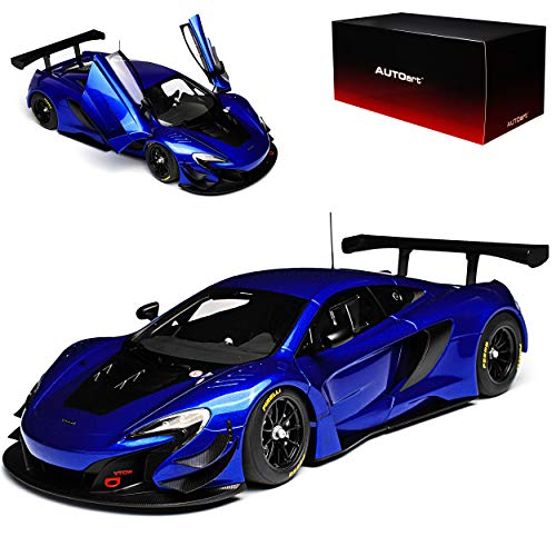 alles-meine.de GmbH Mc*Laren 650 S GT3 Coupe Blau 2014-2017 81641 1/18 Auto*Art Modell Auto mit individiuellem Wunschkennzeichen von alles-meine.de GmbH