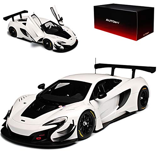 alles-meine.de GmbH Mc*Laren 650 S GT3 Coupe Weiss 2014-2017 81640 1/18 Auto*Art Modell Auto mit individiuellem Wunschkennzeichen von alles-meine.de GmbH