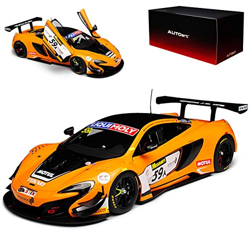 alles-meine.de GmbH Mc*Laren 650 S GT3 Orange Nr 59 12H Bathurst 2016 81643 1/18 Auto*Art Modell Auto mit individiuellem Wunschkennzeichen von alles-meine.de GmbH