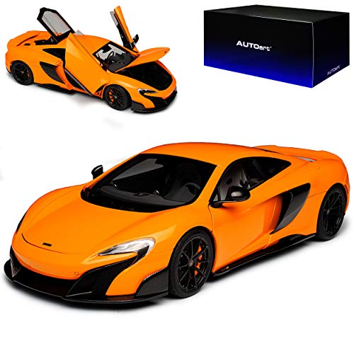 alles-meine.de GmbH McLaren 675LT Coupe Orange 2015-2017 76048 1/18 Auto*Art Modell Auto mit individiuellem Wunschkennzeichen von alles-meine.de GmbH